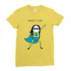 anxiety girl Ladies Fitted T-Shirt