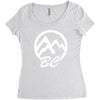 bc mountains british col Women's Triblend Scoop T-shirt