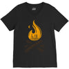 camp &amp; bonfire V-Neck Tee