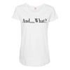 and what Maternity Scoop Neck T-shirt