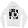i know guac is extra Zipper Hoodie