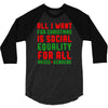 all i want for christmas 3/4 Sleeve Shirt