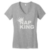 nap king Women's V-Neck T-Shirt