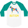 boxers support autism awareness 3/4 Sleeve Shirt