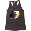 Butt Out Lung Cancer Awareness Racerback Tank