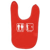 fishing   problem solved mens funny Baby Bibs