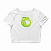 alien ouroboros Crop Top