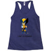 i don't do mornings Racerback Tank