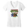 killer turtles Women's V-Neck T-Shirt