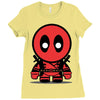 deadpool Ladies Fitted T-Shirt