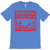 warning if zombies chase us i'm tripping you T-Shirt