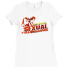 sexual tyrannosaurus Ladies Fitted T-Shirt