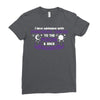 I Love Someone with Pancreatic Cancer to The Moon and Back to Infinity Ladies Fitted T-Shirt