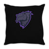 rockzillah dark Throw Pillow