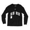 blue boxes Long Sleeve Shirts