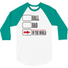 hall bad 3/4 Sleeve Shirt