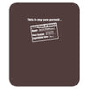 gun permit second amendment Mousepad