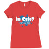 im cute no shit baby Ladies Fitted T-Shirt