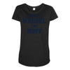 don't hassle the hoff Maternity Scoop Neck T-shirt