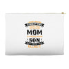 Super Cool Mom Of A Freaking Awesome Son Accessory Pouches