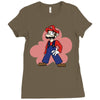 mario Ladies Fitted T-Shirt