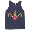 unicorn face Tank Top