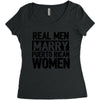 marry puerto rican woman Women's Triblend Scoop T-shirt