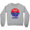 pizza for prez Crewneck Sweatshirt