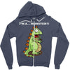 oh no monster Zipper Hoodie