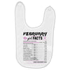 February Girl Facts Pisces Baby Bibs