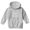 let the gains begin Youth Hoodie