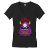 happy birthday monster Women's V-Neck T-Shirt