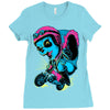 panda rider Ladies Fitted T-Shirt