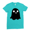 boo.... Ladies Fitted T-Shirt