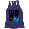 proud new boy Racerback Tank