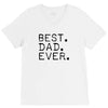 best dad ever t shirt gift for father V-Neck Tee