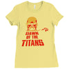dawn of titan Ladies Fitted T-Shirt