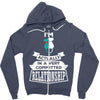 I Am Cat Actually In A Very Commited Relationship Zipper Hoodie
