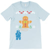 cookie monster gingerbread man ugly christmas sweater T-Shirt