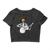 mexican skull Crop Top