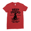 Best Friend Beagle Ladies Fitted T-Shirt