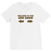 welcome to the gun show ron burdundy anchorman inspired gift funny V-Neck Tee