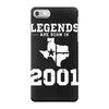 legends are born in 2001 hoodie 9 iPhone 7 Case