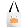 sleepy sushi Tote Bags
