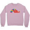 racing rainbow Crewneck Sweatshirt