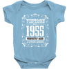 vintage made in 1955 perfectly aged a living legend Baby Bodysuit