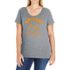 krillin with my homies Ladies Curvy T-Shirt