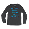 alphabet abc elemno Long Sleeve Shirts