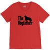 the dogfather cavalier king charles spaniel V-Neck Tee