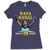 Rafa Nadal 10 Ladies Fitted T-Shirt